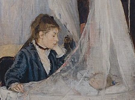Peindre à la manière de Berthe Morisot - Apprendre à peindre le berceau de Berthe Morisot en ligne | 