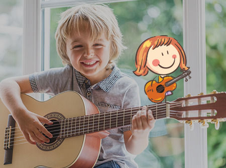 Guitare pour enfants (6-12 ans) - Apprendre à jouer de la guitare pour les enfants | 