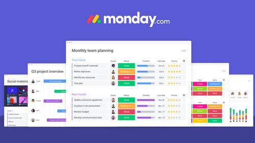 Planifiez et réalisez vos projets avec monday.com